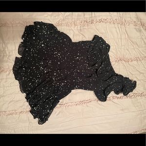 Buddy love black star one shoulder dress